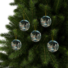 Load image into Gallery viewer, Christmas Ornaments - Snow and Trees Ceramic Ornaments (1pc, 3pcs, 5pcs, 10pcs)