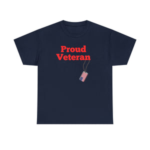 Proud Veteran Cotton Tee