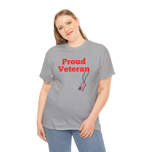 Proud Veteran Cotton Tee