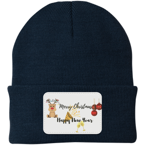 Merry Christmas Knit Cap - Patch