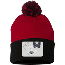 Load image into Gallery viewer, Hat |  Fearfully and wonderfully made!  102923 (1) Gracefully Made Pom Pom Knit Cap - Patch