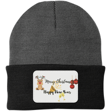 Load image into Gallery viewer, Merry Christmas Knit Cap - Patch