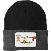 Load image into Gallery viewer, Merry Christmas Knit Cap - Patch