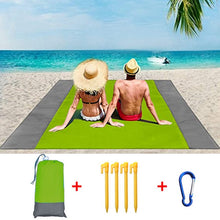 Load image into Gallery viewer, Oversized Beach Towel Sand Free Beach Wind Proof Mat