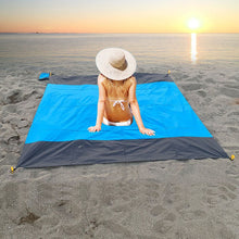 Load image into Gallery viewer, Oversized Beach Towel Sand Free Beach Wind Proof Mat