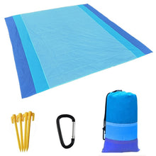 Load image into Gallery viewer, Oversized Beach Towel Sand Free Beach Wind Proof Mat