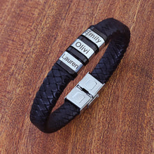 Load image into Gallery viewer, Custom Mens Leather Bracelet™