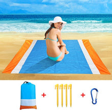 Load image into Gallery viewer, Oversized Beach Towel Sand Free Beach Wind Proof Mat