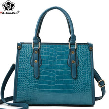 Load image into Gallery viewer, Handbag | Designer Fashion Alligator Leather Crossbody Bag