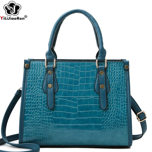 Handbag | Designer Fashion Alligator Leather Crossbody Bag