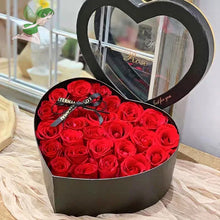 Load image into Gallery viewer, Rose Gift Box Artificial Eternal Rose Bouquet Forever Red Rose Valentine Day Gift Christmas Birthday Wedding