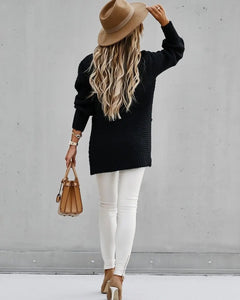 Women Mock Neck Pullover Sweaters