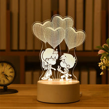 Load image into Gallery viewer, 3D Lamp Acrylic Night Lights