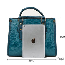 Load image into Gallery viewer, Handbag | Designer Fashion Alligator Leather Crossbody Bag