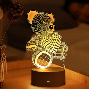 3D Lamp Acrylic Night Lights