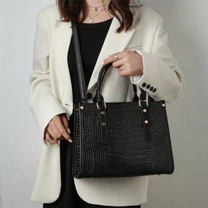 Handbag | Designer Fashion Alligator Leather Crossbody Bag