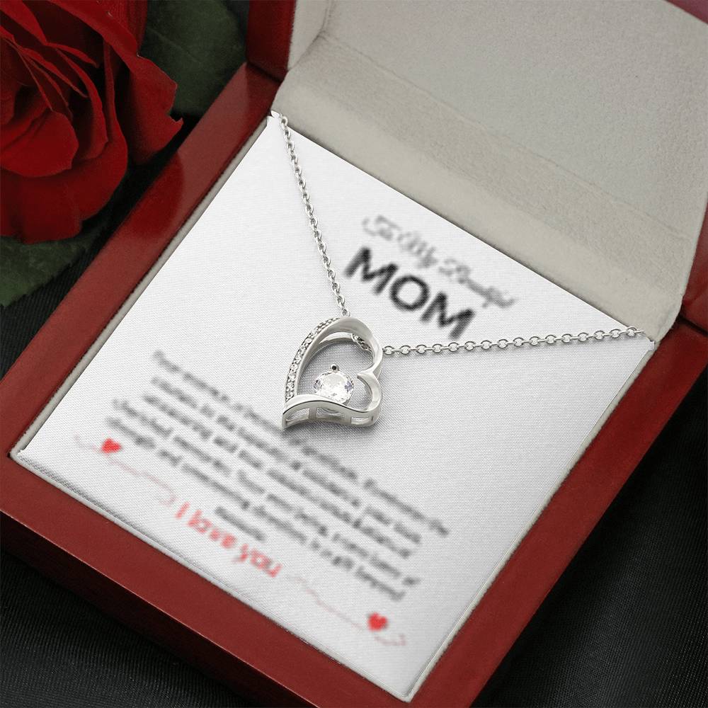 To My Beautiful Mom | Beacon of Gratitude | Forever Love Necklace