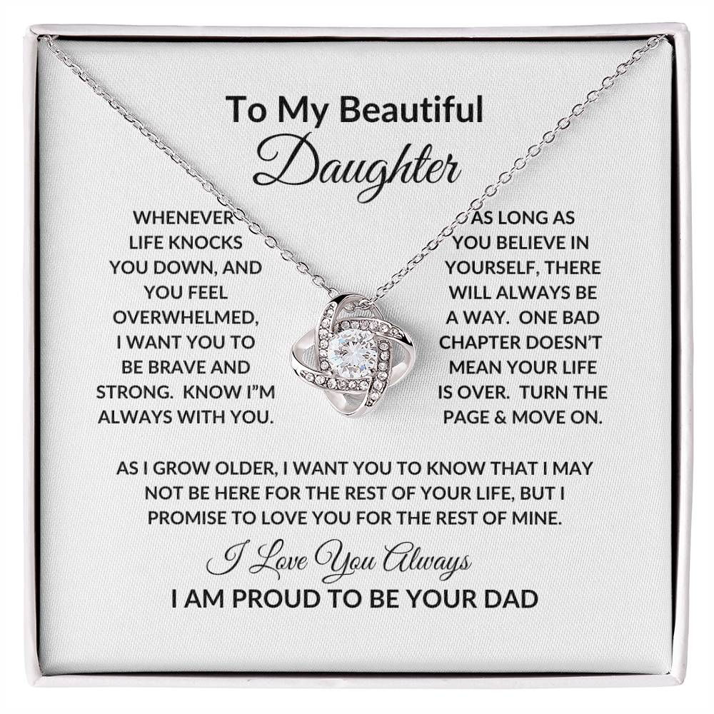 To My Beautiful Daughter | Love Knot